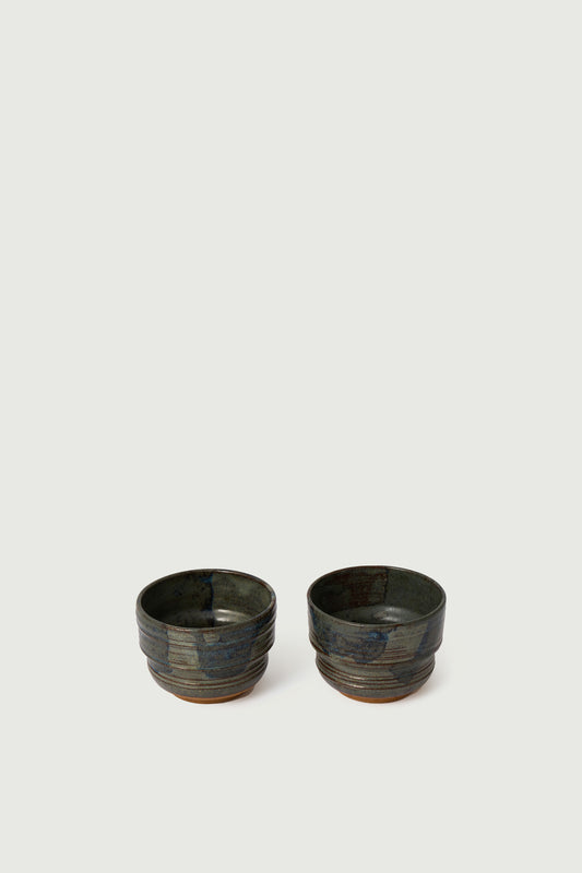 Paire De Bols Atelier Pierre Culot - Vert/Bleu - Femme