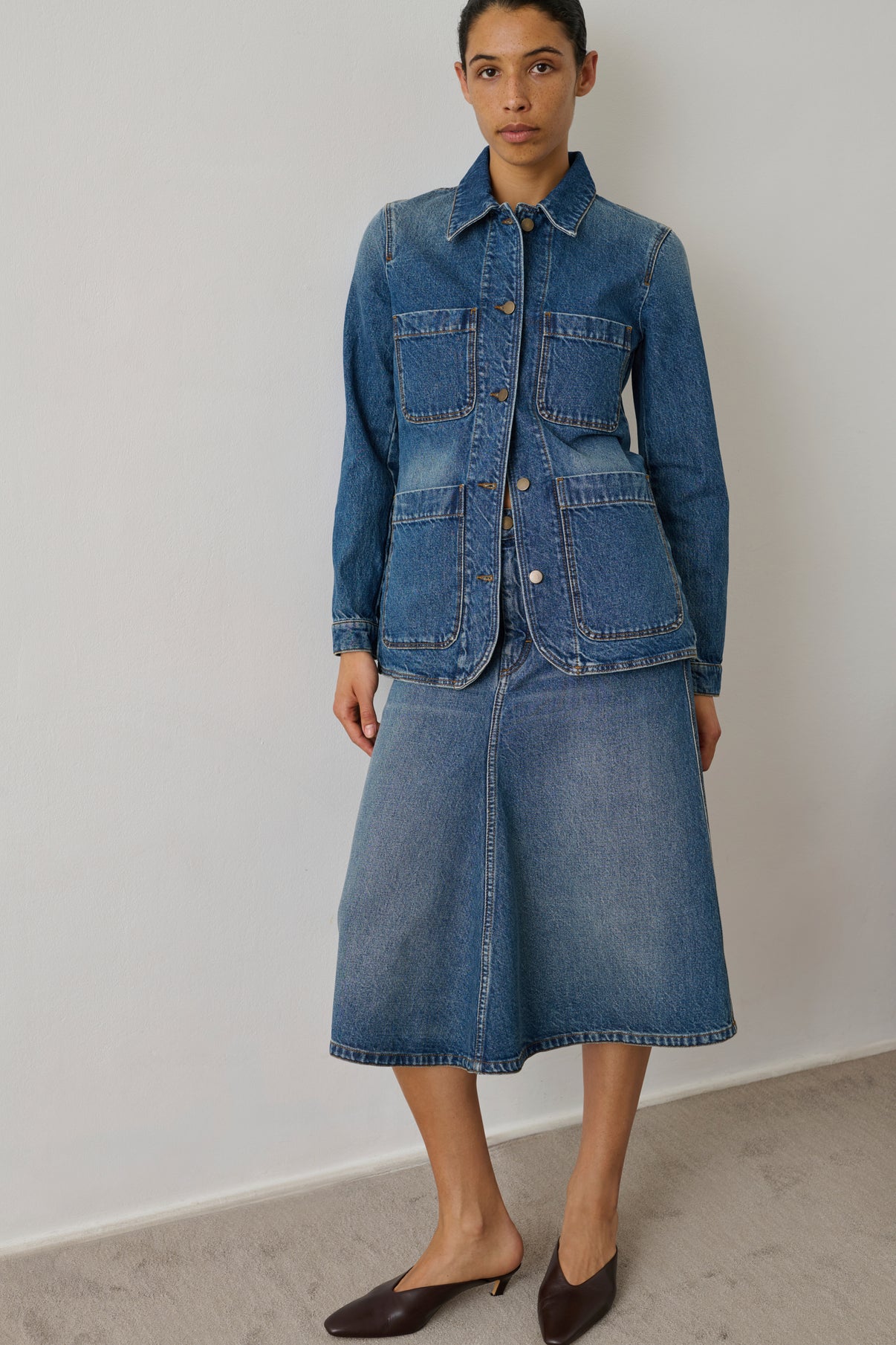 Veste Garry - Bleu - Coton - Femme vue 1