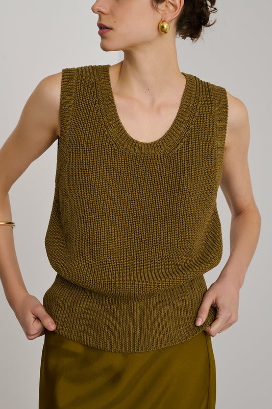 Pull Danny - Bronze - Coton - Femme