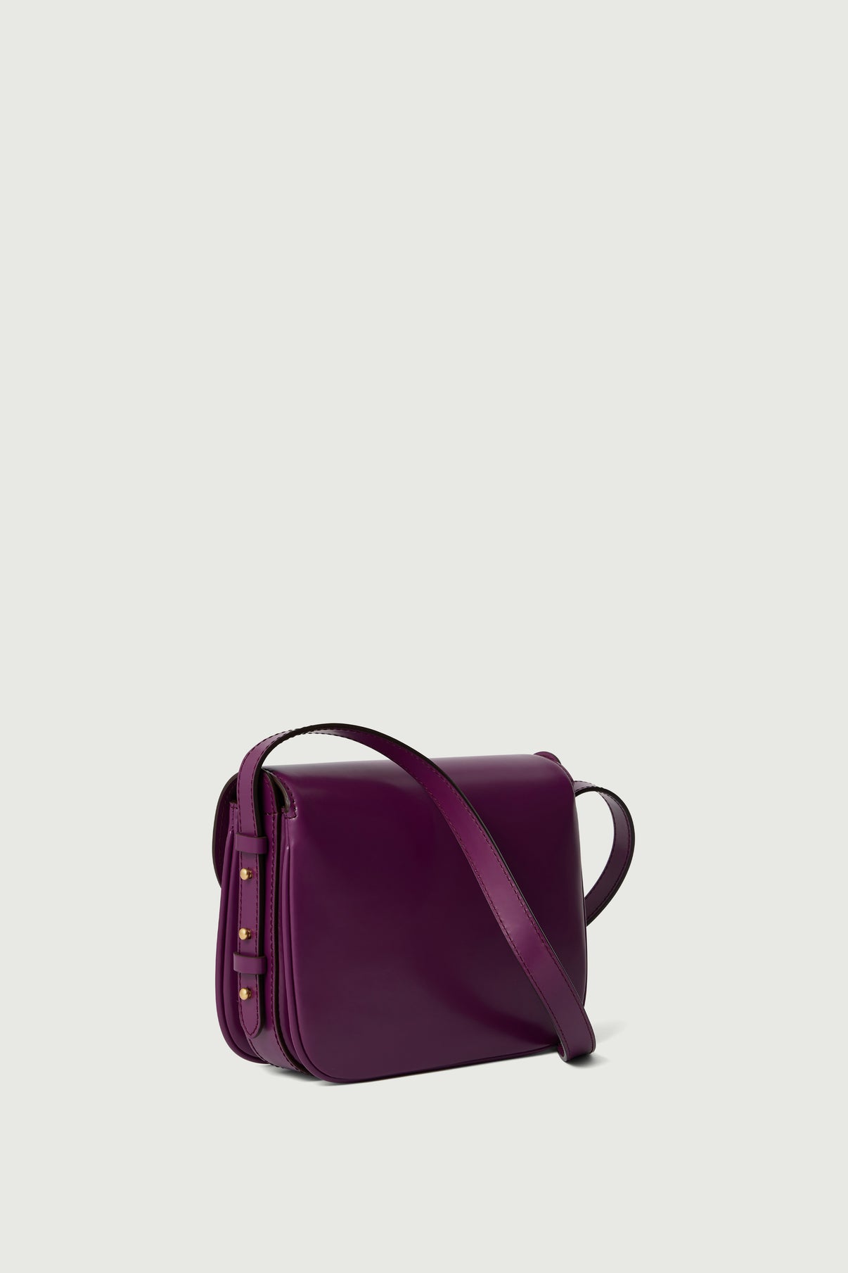 Sac Bellissima Mini - Pourpre - Cuir - Femme vue 3